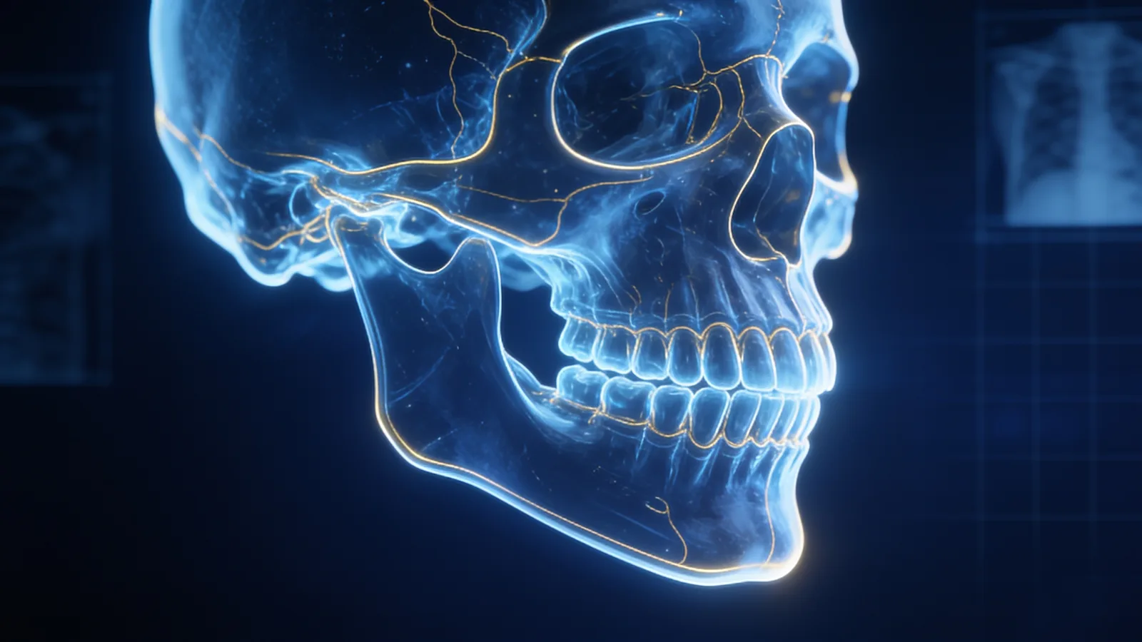 Visualização radiográfica da mandíbula: todos os estágios da osteonecrose no curso